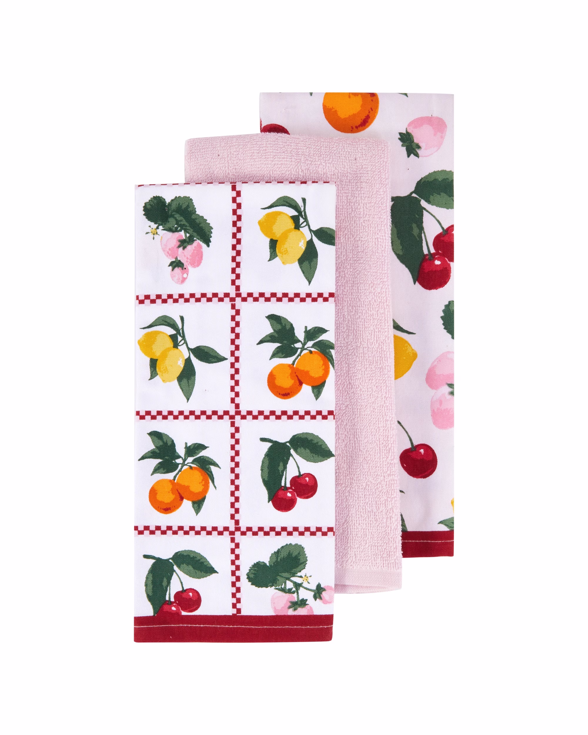 3 Pack Fruit Tea Towels